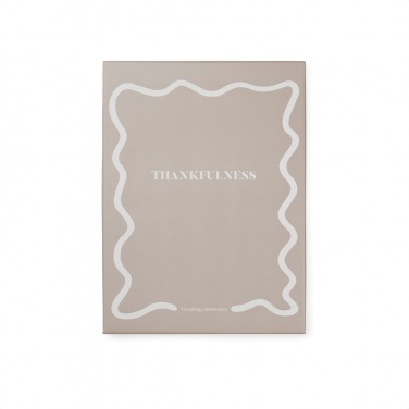 Logo trade promotional merchandise image of: VINGA Thankfulness GRS recycled paper journal