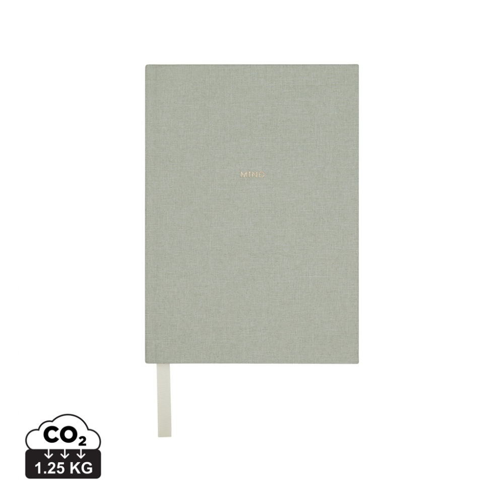 Logo trade corporate gifts picture of: VINGA Mind GRS recycled paper journal