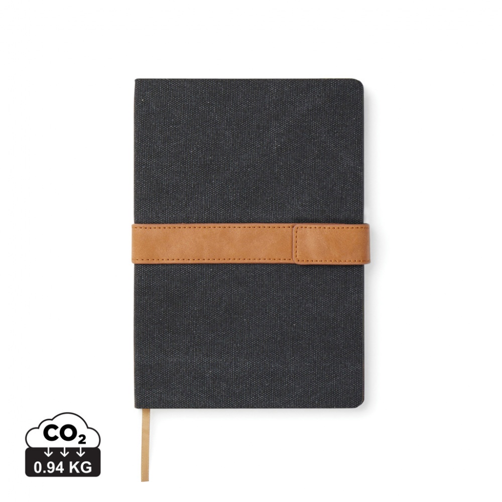 Logo trade promotional products picture of: VINGA Bosler RCS recycled paper notebook