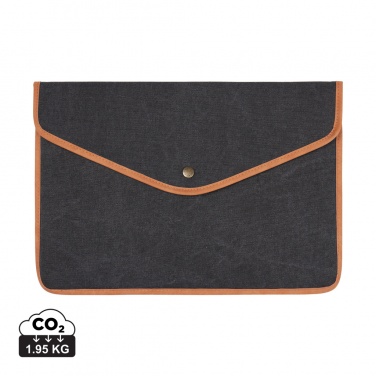 Logotrade promotional product picture of: VINGA Bosler GRS recycled canvas 16" laptop sleeve