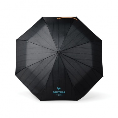 Logo trade promotional merchandise photo of: VINGA Bosler AWARE™ recycled pet 21" foldable umbrella