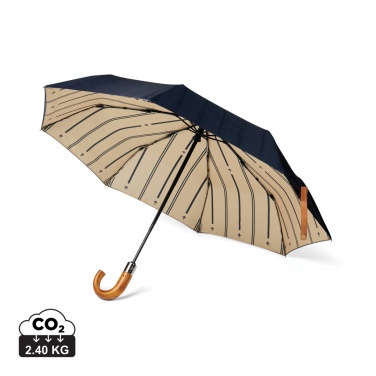 Logo trade advertising products image of: VINGA Bosler AWARE™ recycled pet 21" foldable umbrella