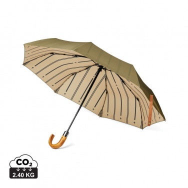 Logotrade promotional merchandise image of: VINGA Bosler AWARE™ recycled pet 21" foldable umbrella