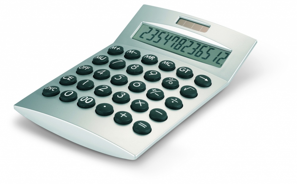 Logo trade corporate gifts image of: Basics 12-digits calculator