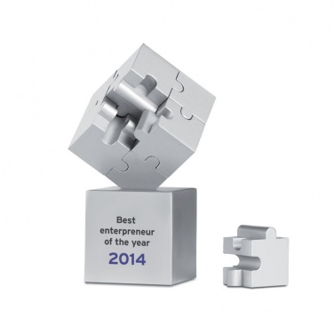 Logo trade business gift photo of: Metal 3D puzzle