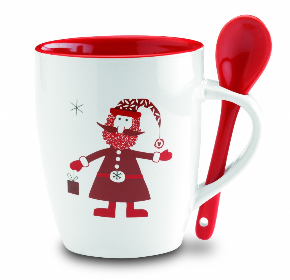 Logotrade promotional merchandise photo of: Mug with spoon 250ml