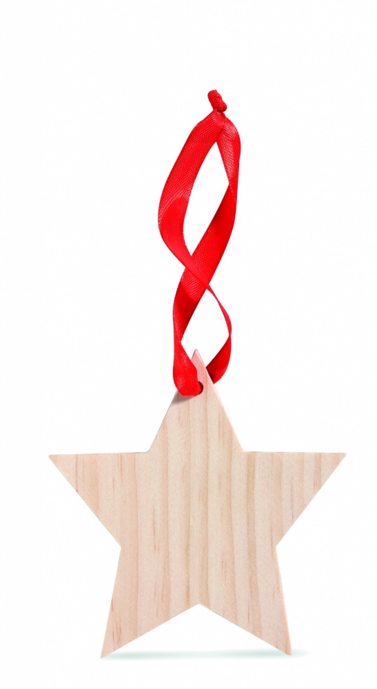 Logo trade corporate gifts image of: Star shaped hanger