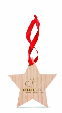 Logotrade business gift image of: Star shaped hanger