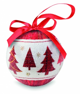 Logo trade promotional merchandise photo of: Christmas bauble in gift box