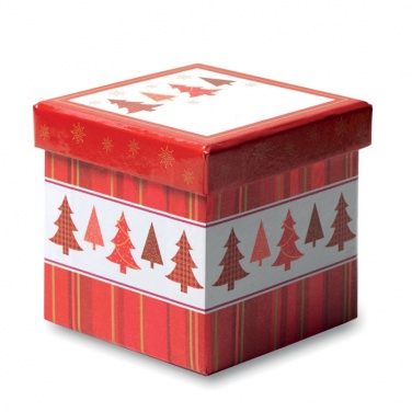 Logo trade promotional giveaway photo of: Christmas bauble in gift box