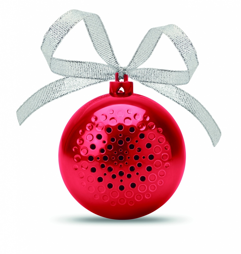 Logo trade promotional items image of: Speaker Christmas ball