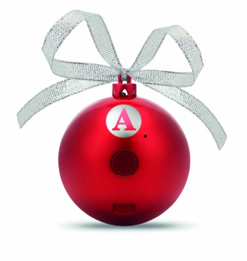 Logo trade advertising product photo of: Speaker Christmas ball