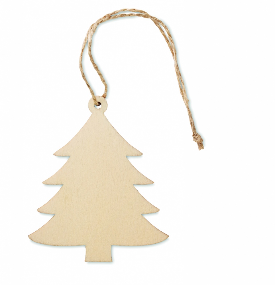 Logotrade promotional merchandise photo of: Wooden Tree shaped hanger