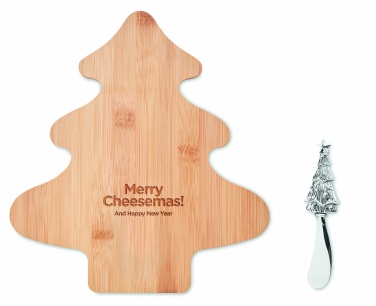 Logotrade business gift image of: Cheese board set in bamboo