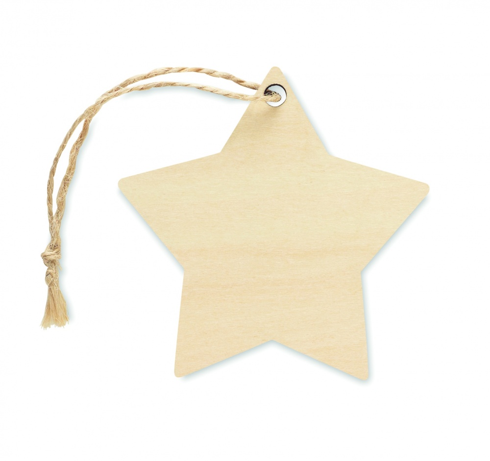 Logotrade promotional product picture of: Christmas ornament star