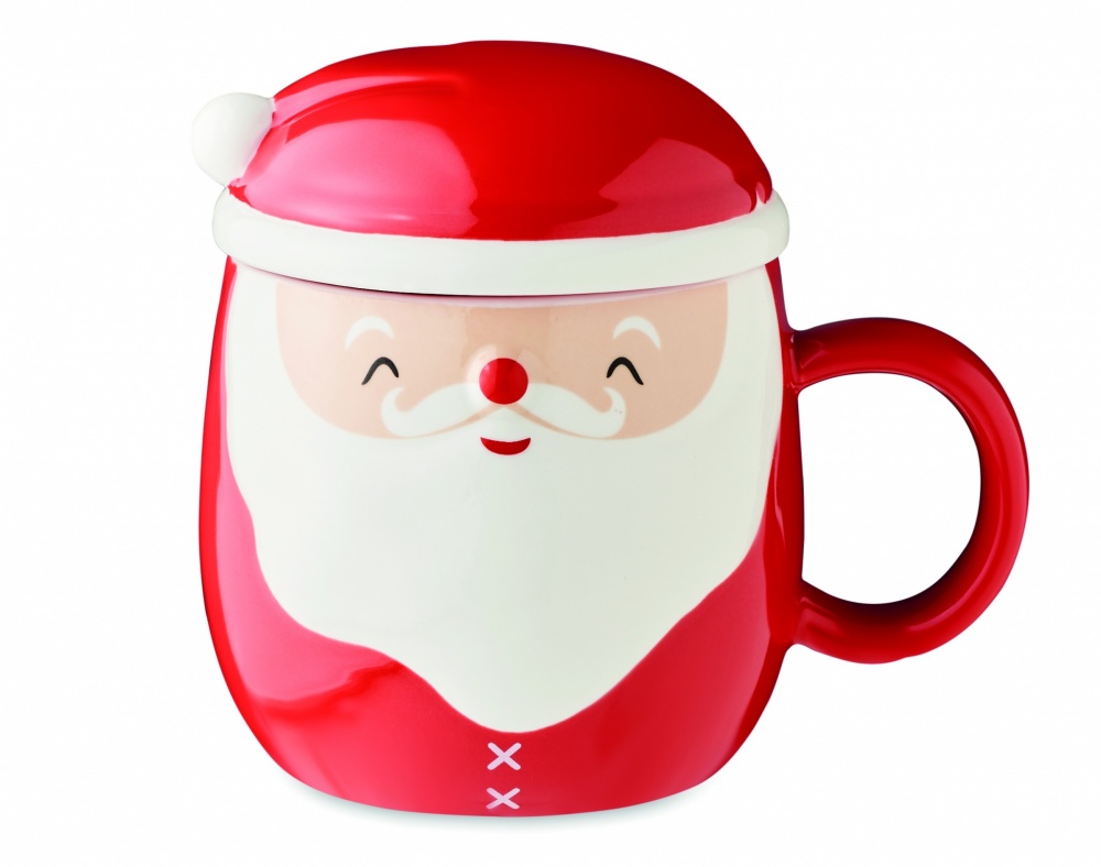 Logotrade promotional gift picture of: Ceramic mug with lid 370 ml