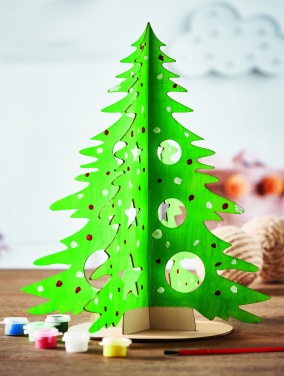 Logo trade promotional gifts picture of: DIY wooden Christmas tree