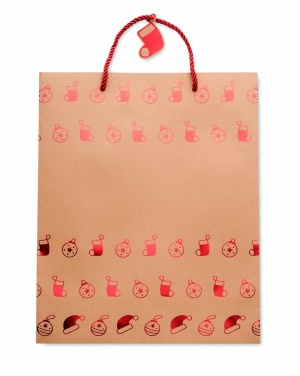 Logotrade promotional gift picture of: Gift paper bag with pattern