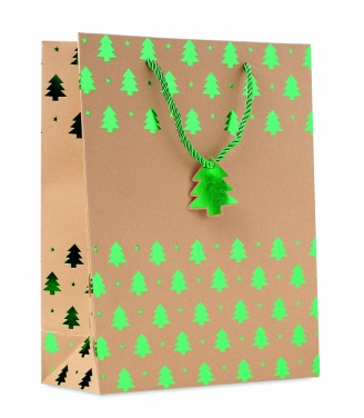 Logotrade promotional gift image of: Gift paper bag with pattern