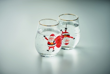 Logo trade corporate gifts picture of: Set of 2 Christmas glasses