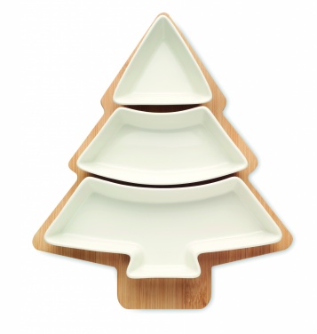 Logo trade promotional merchandise photo of: Christmas tree serving tray