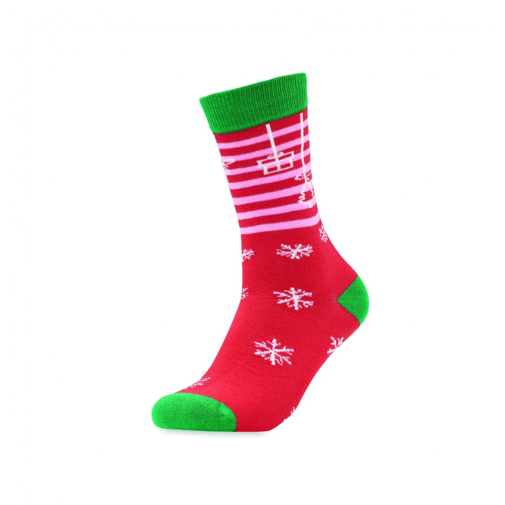 Logotrade advertising products photo of: Pair of Christmas socks M