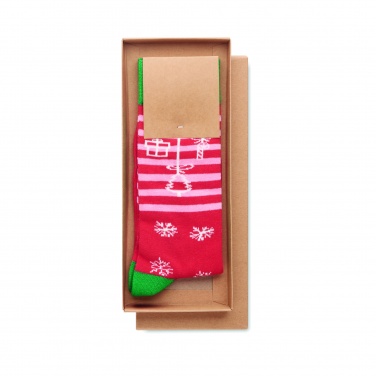 Logo trade promotional item photo of: Pair of Christmas socks M