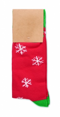 Logo trade promotional giveaways picture of: Pair of Christmas socks L