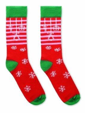 Logotrade promotional item image of: Pair of Christmas socks L