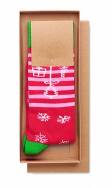 Logotrade promotional merchandise photo of: Pair of Christmas socks L