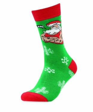 Logo trade business gift photo of: Pair of Christmas socks L