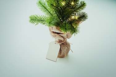 Logo trade promotional giveaway photo of: Mini artificial Christmas tree