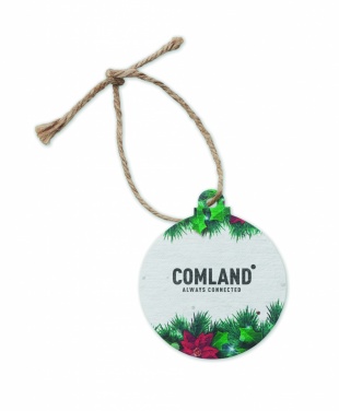 Logo trade advertising products picture of: Seed paper Xmas ornament