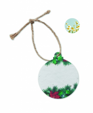 Logotrade promotional merchandise image of: Seed paper Xmas ornament