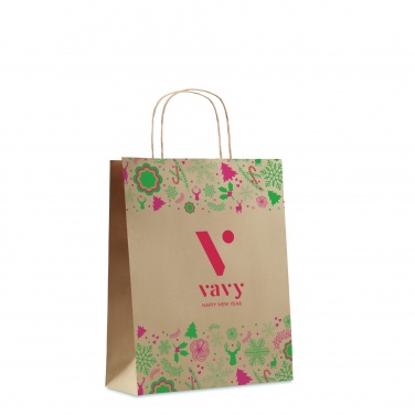 Logo trade promotional giveaways picture of: Gift paper bag medium