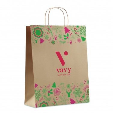 Logo trade business gift photo of: Gift paper bag large