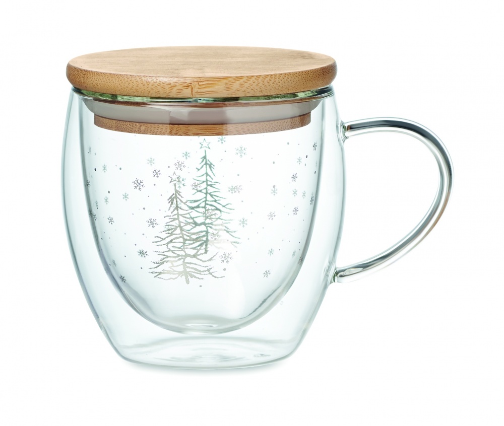 Logotrade promotional item picture of: Double wall borosilicate mug