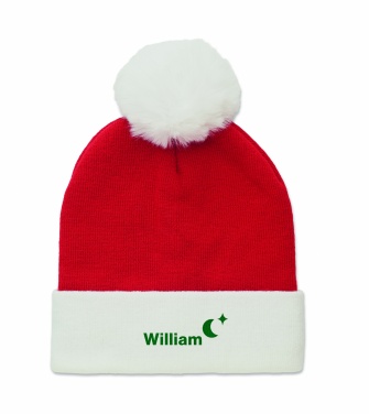 Logo trade corporate gifts picture of: Christmas knitted beanie