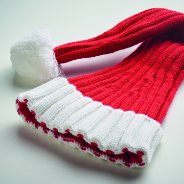 Logo trade promotional products picture of: Long Christmas knitted beanie