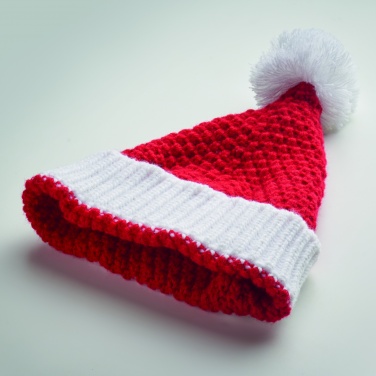 Logo trade advertising products image of: Christmas knitted beanie