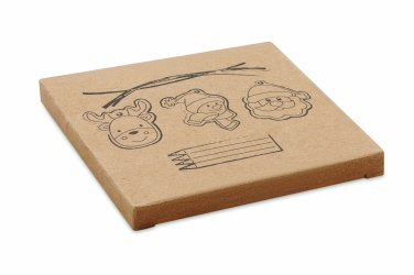 Logotrade promotional giveaways photo of: Drawing wooden ornaments set