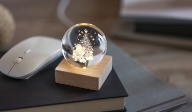 Logo trade promotional items picture of: Christmas LED crystal ball