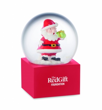 Logo trade promotional merchandise photo of: Small snow ball glass ornament