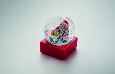 Logo trade promotional merchandise picture of: Snow ball glass ornament