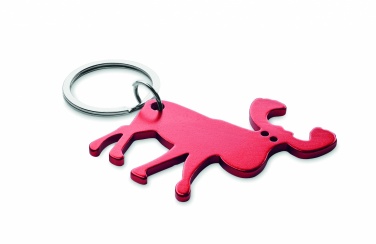 Logotrade promotional product picture of: Recycled aluminium key ring Pori