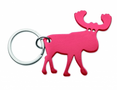 Logo trade promotional merchandise image of: Recycled aluminium key ring Pori