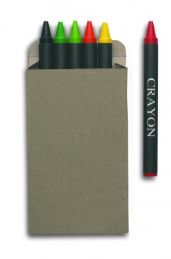 Logotrade corporate gifts photo of: Carton of 6 wax crayons