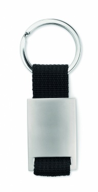 Logotrade advertising product image of: Metal rectangular key ring Espoo