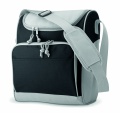 Cooler bag with front pocket, Black