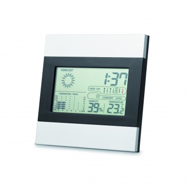 Logotrade promotional gifts photo of: Weather station and clock